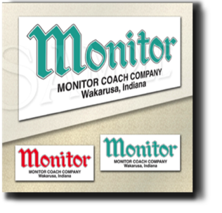 Monitor Travel Trailer Decal